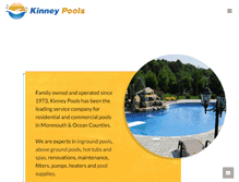 Tablet Screenshot of kinneypool.com
